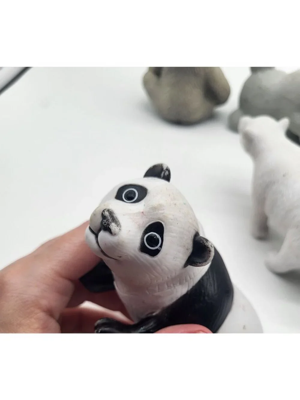 Ankyo Plastic Wild Life Figures Sloth Koala Panda Kangaroo Penguin Polar Bear